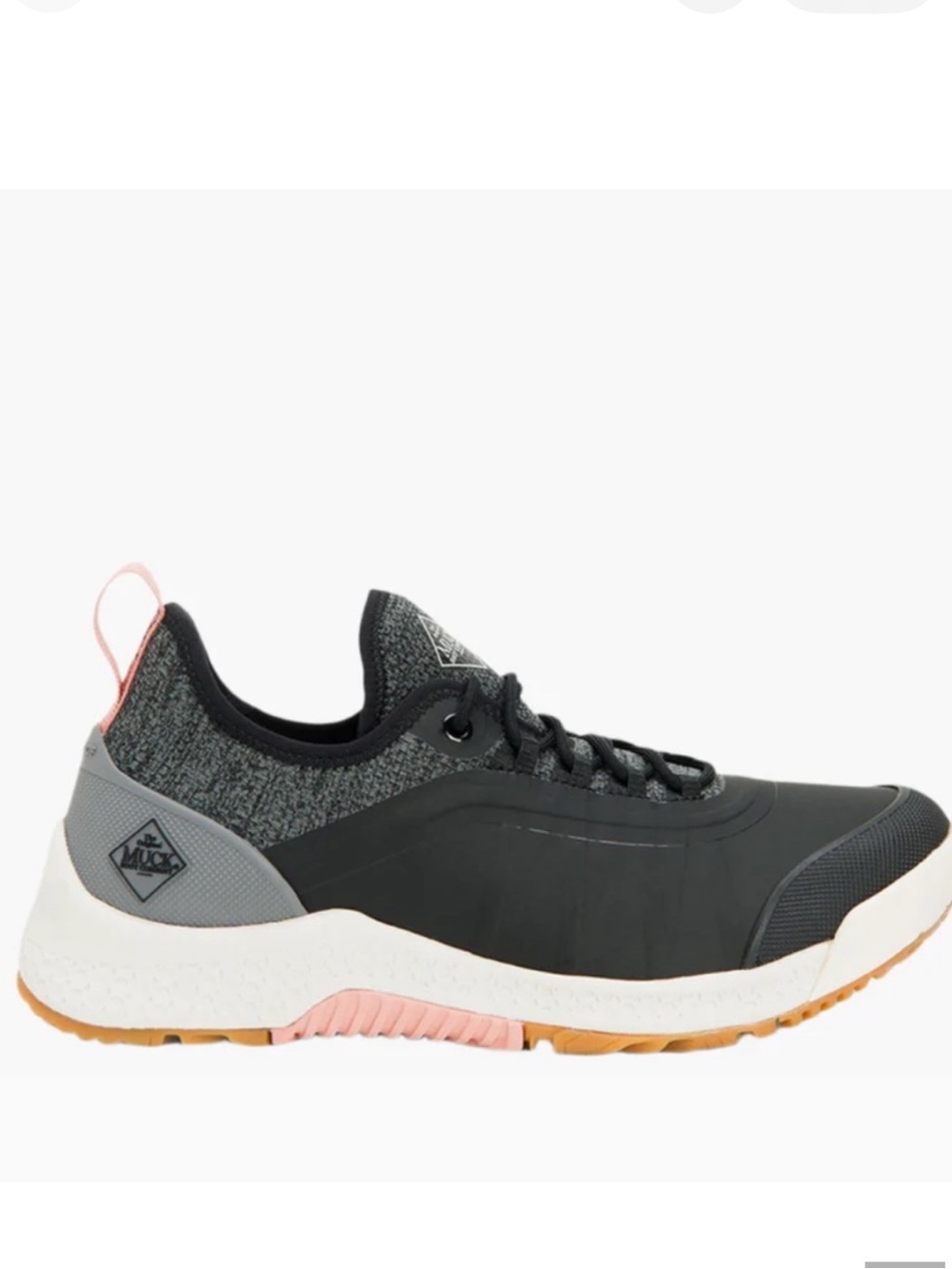 Muck Outscape Women's 12 Black/Muted Clay Lace Up Gorpcore Performance Shoe